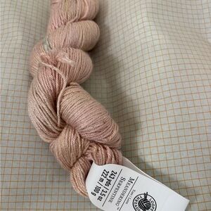 Natural Fiber Arts Yarn in Soft Pink by The Natural Dye Studio